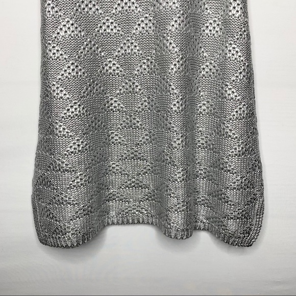 Anthropologie Moth Sana Foiled Tank Metallic Small - Picture 9 of 12